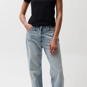 NWT PISTOLA Cassie Super High Rise Straight Jean 33